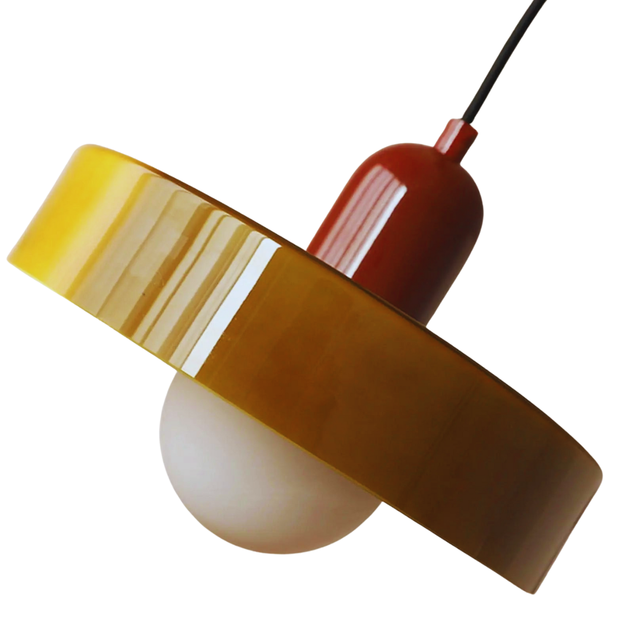 Lampe suspendue style Bauhaus