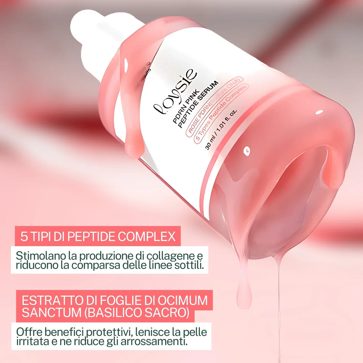 Sérum Rose Éclaircissant (aux peptides )