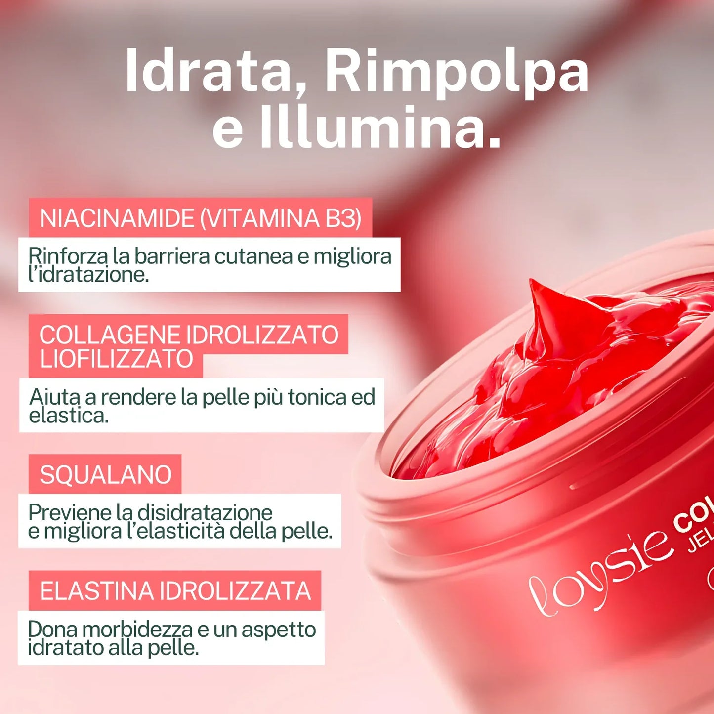 Crème Jelly au Collagène (avec Niacinamide)