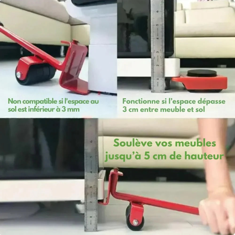 G90 / Lève-meubles robuste avec 4 patins