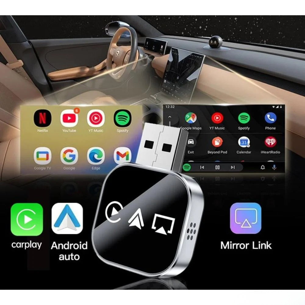 Adaptateur CarPlay Sans Fil 2026 (Android/Apple)