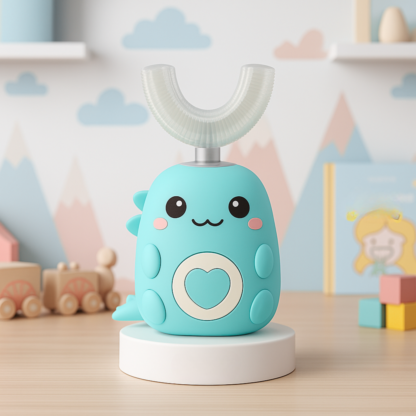 DinoDents™ – Brosse à dents 360° pour enfants