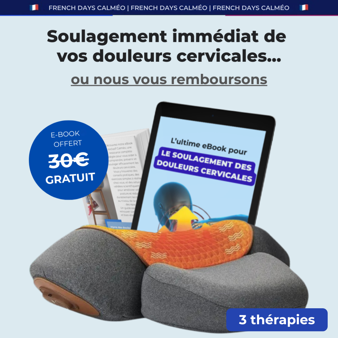 Calméo Original™ | Masseur cervical 3en1