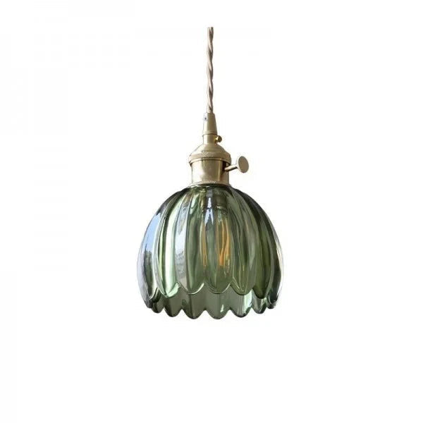 Lampe Suspendue Japonaise Rétro – Verre Élégant