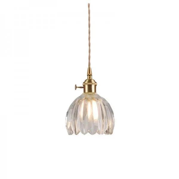 Lampe Suspendue Japonaise Rétro – Verre Élégant
