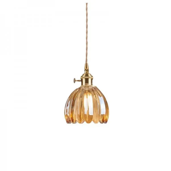 Lampe Suspendue Japonaise Rétro – Verre Élégant