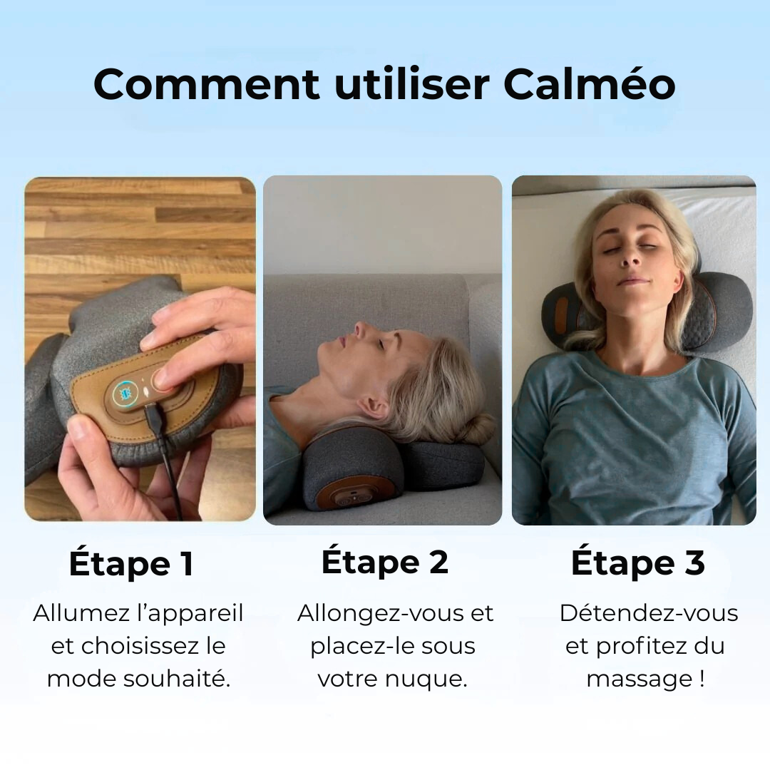 Calméo Original™ | Masseur cervical 3en1