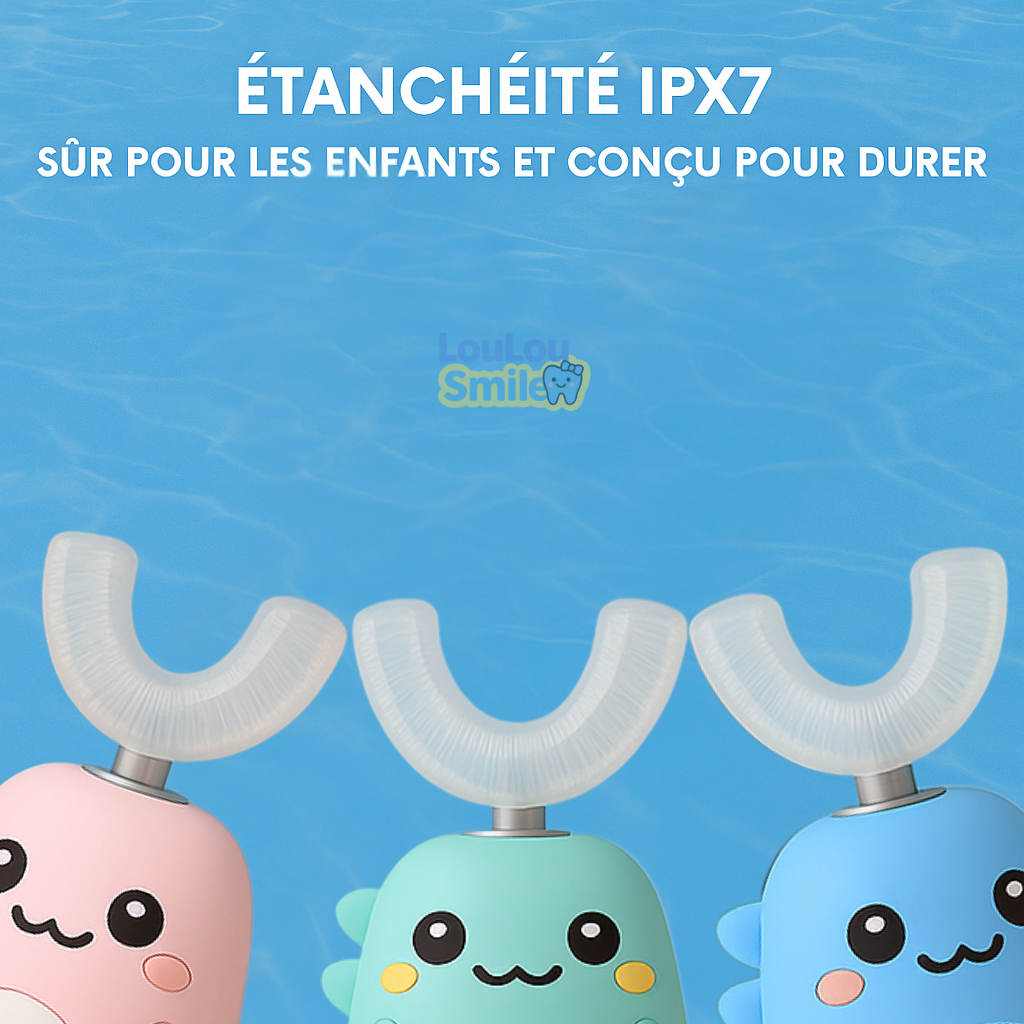 DinoDents™ – Brosse à dents 360° pour enfants