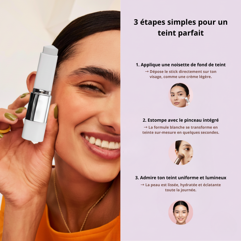 Fond de Teint Adaptatif – Teint Parfait, Naturel et Lumineux