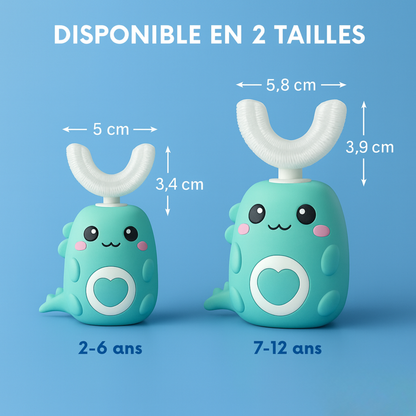 DinoDents™ – Brosse à dents 360° pour enfants