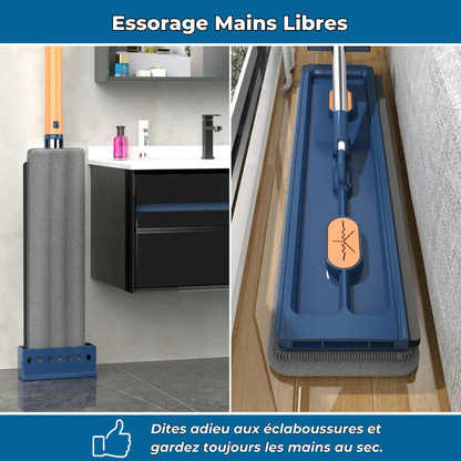 Cleanova – Balai serpillière rotatif avec technologie essorage intégré