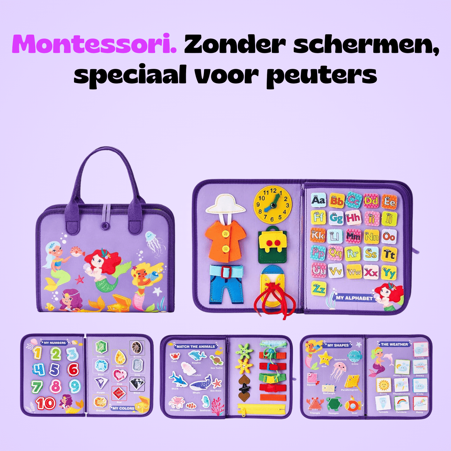 TibaToes™ Montessori Speelbord