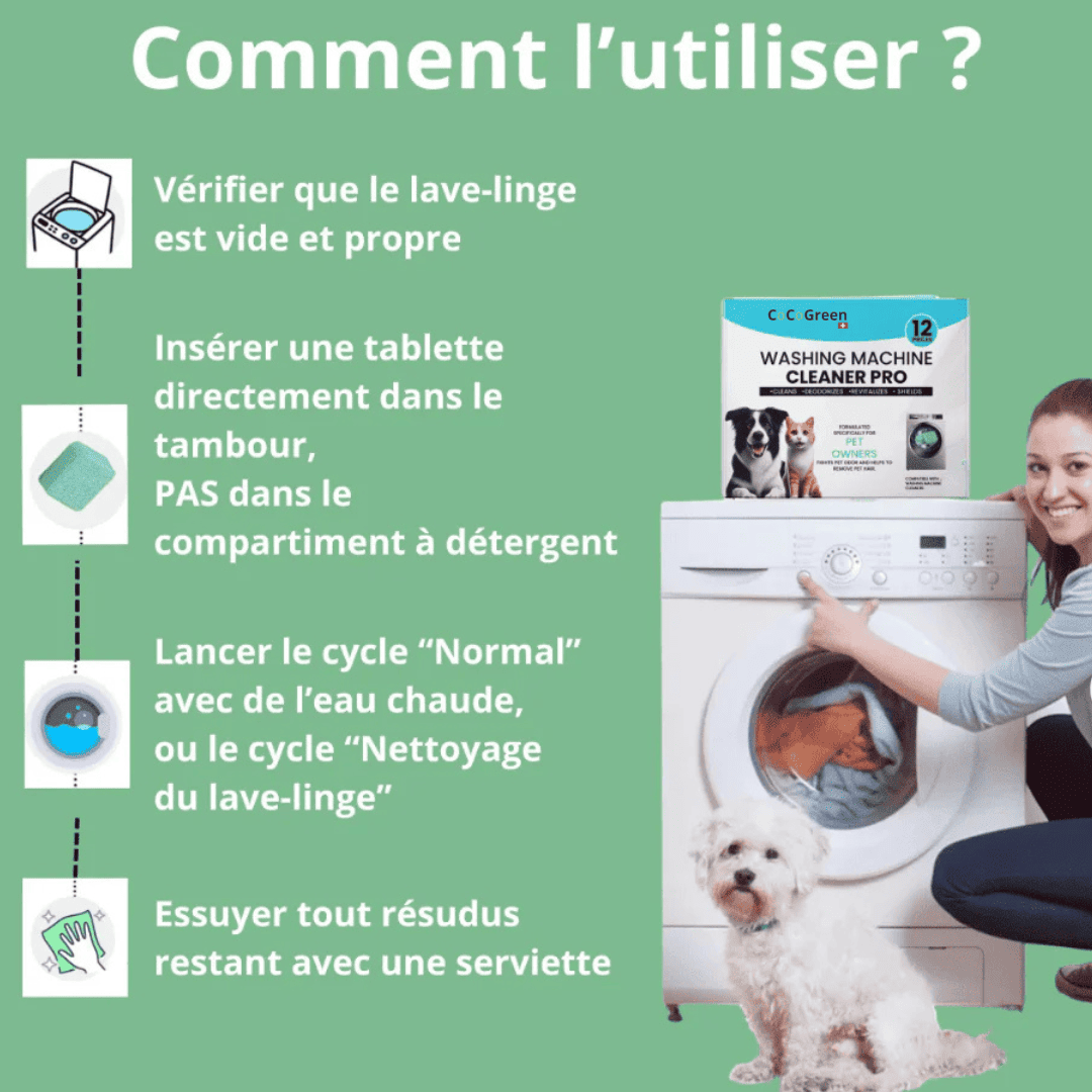 GREEN'CLEAN : SOIN PURIFIANT MACHINE À LAVER