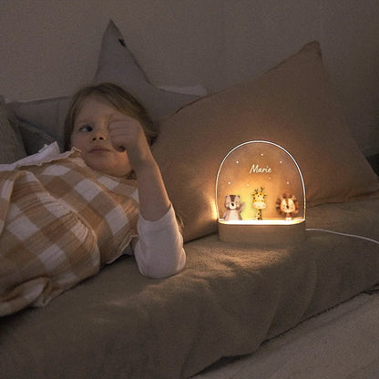 Veilleuse personnalisée « Animal préféré »