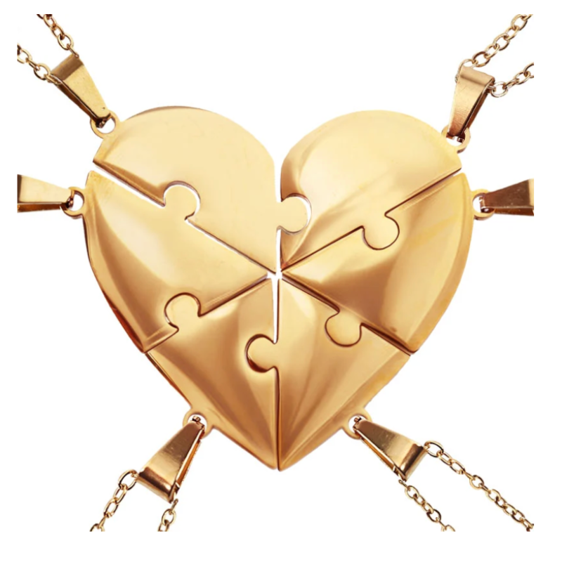 Liaison™ - Collier puzzle famille personnalisé