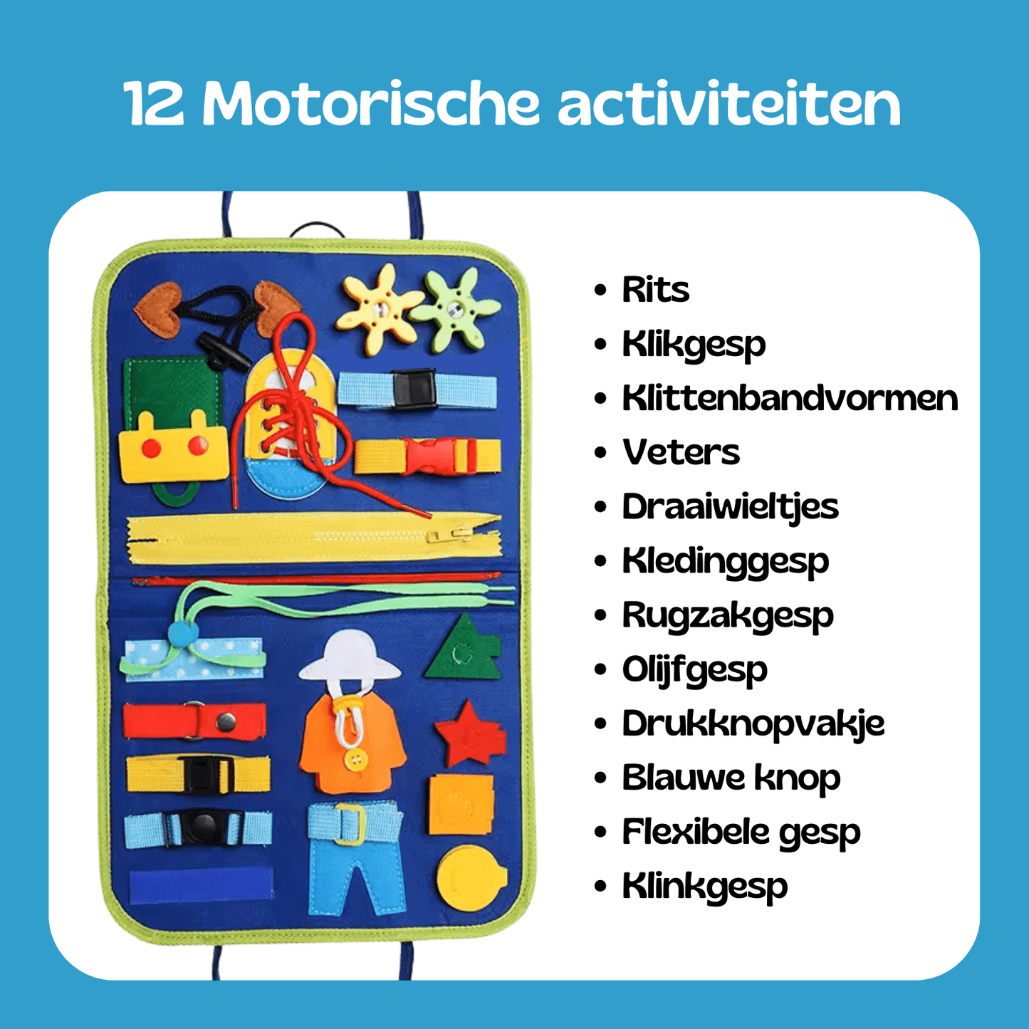 TibaToes™ Montessori Speelbord