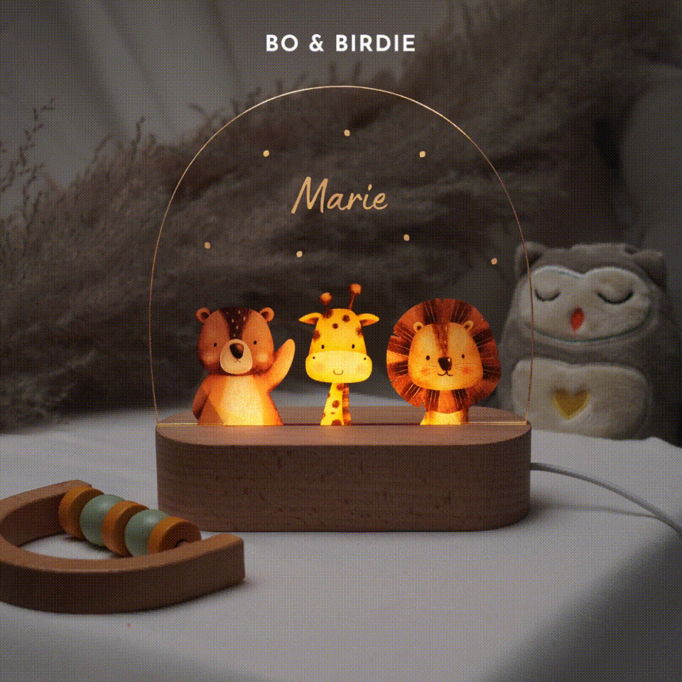 Veilleuse personnalisée « Animal préféré »