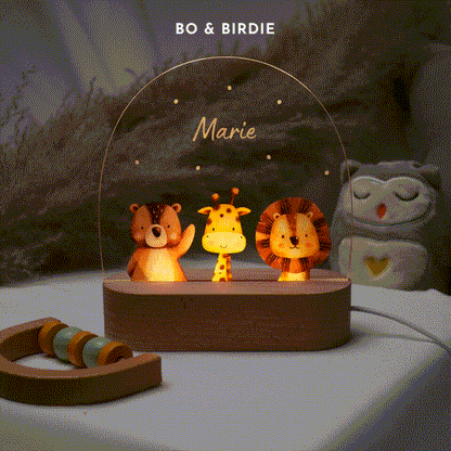 Veilleuse personnalisée « Animal préféré »