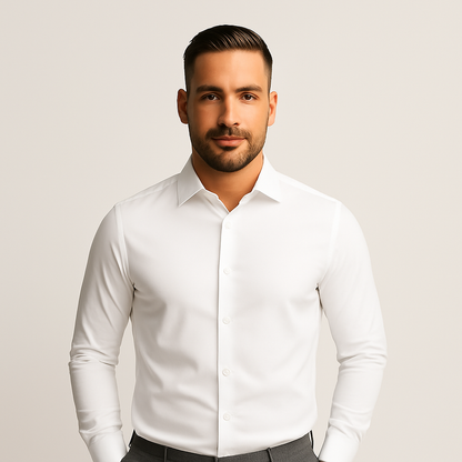Chemise infroissable coupe ajustée