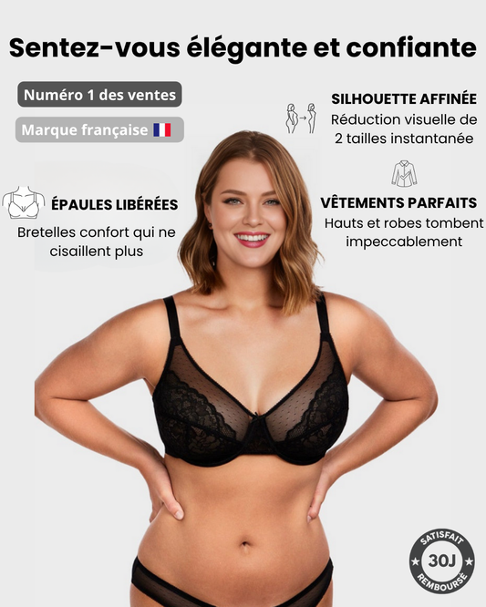 Soutien-gorge Minimiseur - Affinez votre poitrine sans compression douloureuse