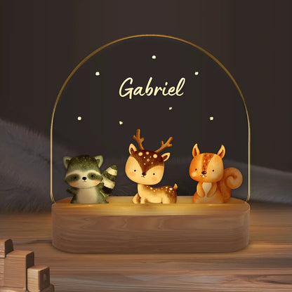 Veilleuse personnalisée « Animal préféré »