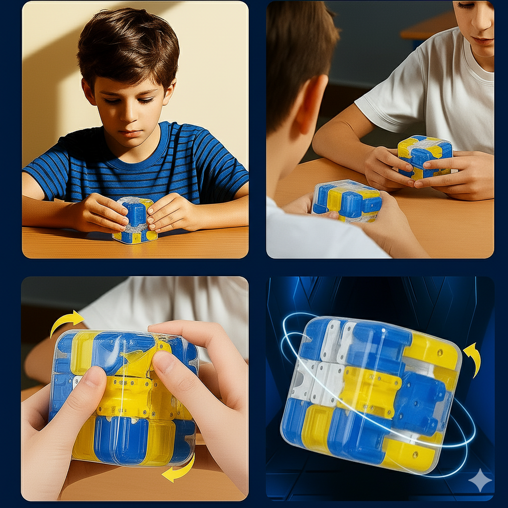 Le cube labyrinthe 3D - qui transforme la logique en plaisir™ 🟦