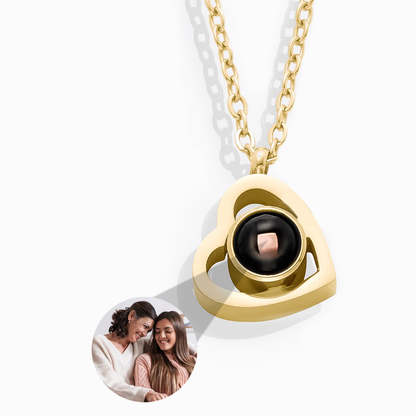 Collier Cœur avec Photo Personnalisée