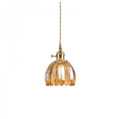 Lampe Suspendue Japonaise Rétro – Verre Élégant